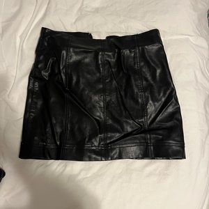 Leather skirt